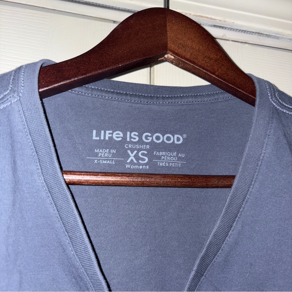 Life Is Good Women's Crusher V-Neck Daisy Tee Size XS - Picture 4 of 6